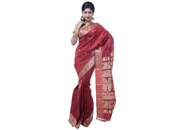 Baluchari silk is one of the most popular Bengali sarees